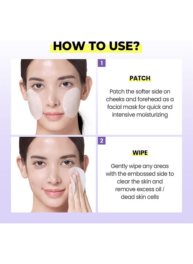 Glam Up - Glam Up Firm Hydrating Bakuchiol + Vegan Bamboo Toner Pads Soft Natural Retinol Alternative | Hypoallergenic Natural Cotton Gauze for Fine Lines and Dry Aging Skin 65 Pads - Image 1