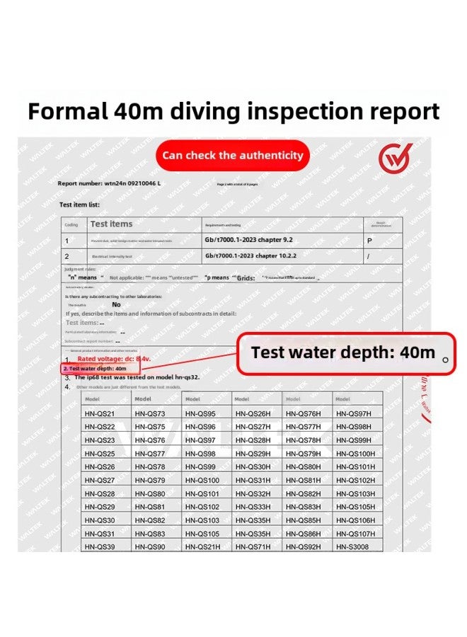 Diving Special Flashlight Strong Light Charging Outdoor Super Bright Waterproof Underwater Professional Deep Diving Night Diving Fish Searchlight-Product Specifications:(white Light) Hn-qs29 Submersible Flashlight Single Battery Version - Image 3