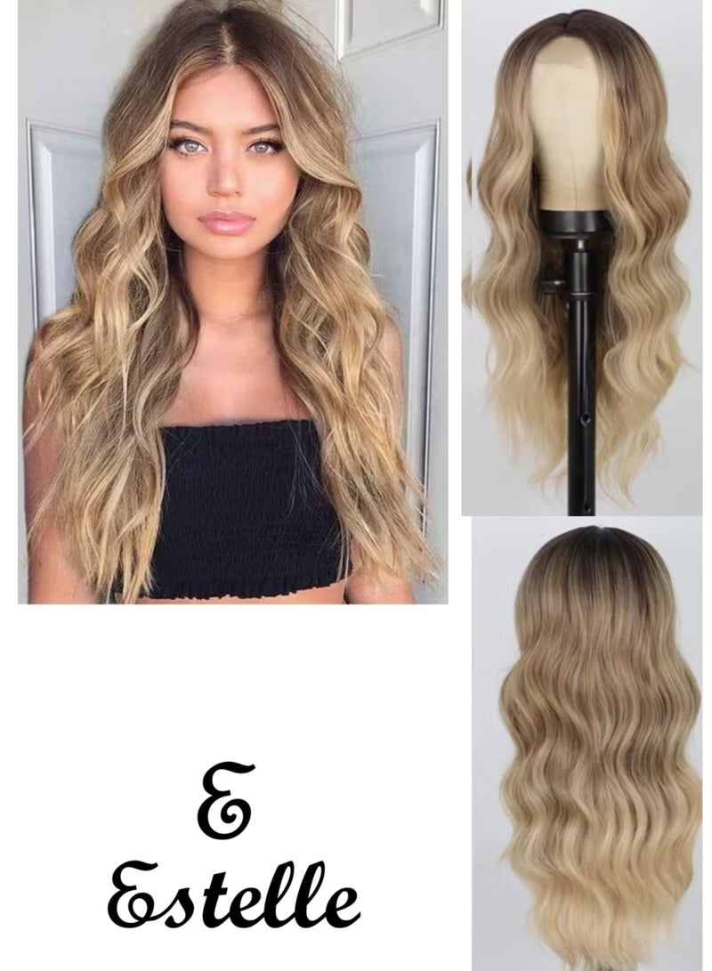 إستيل شعر مستعار صغير بدانتيل أمامي للنساء، شعر مستعار طويل قصير ومجعد ومستقيم - Image 1