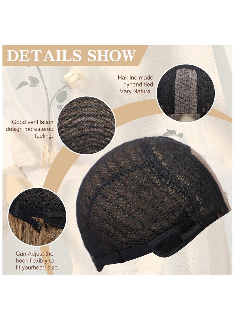 إستيل شعر مستعار صغير بدانتيل أمامي للنساء، شعر مستعار طويل قصير ومجعد ومستقيم - Image 4