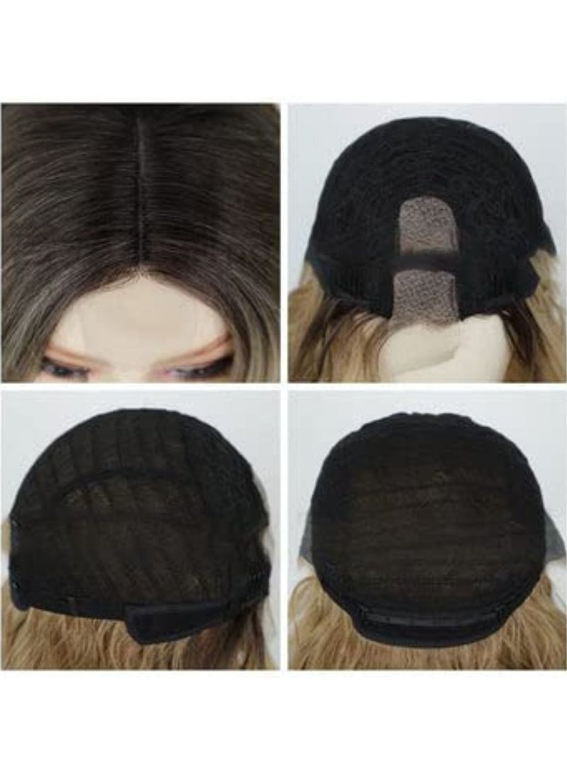 إستيل شعر مستعار صغير بدانتيل أمامي للنساء، شعر مستعار طويل قصير ومجعد ومستقيم - Image 5