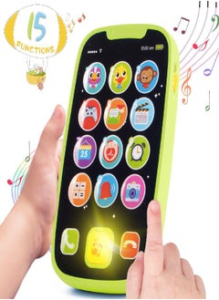 HISTOYE Baby Toy Phone for 1 2 Year Old Boy Girl Fake Phone Toys with Music Baby Cell Phone Toys 6 to 12 Months Light Up Play Phone for Babies Kids Toddlers Educational Learning Toys Gifts - pzsku/Z4B2C1983423F9FAB1E17Z/45/_/1686916361/e1f40773-f6d1-436c-8b7b-1c2b38a27cde