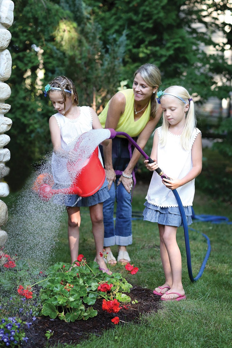 Dramm ColorStorm Premium Rubber Garden Hose, No Kink, Leak Proof Water Hose, Male Female Fittings, Made in USA, Hot & Cold Resistant, 518 Burst PSI, Berry, 5/8"x50' - Image 4