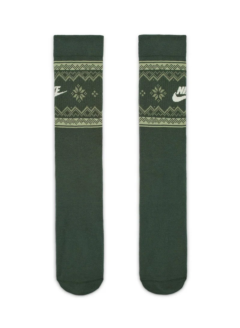 نايكي Nike Everyday Essentials Fair Isle Crew Socks