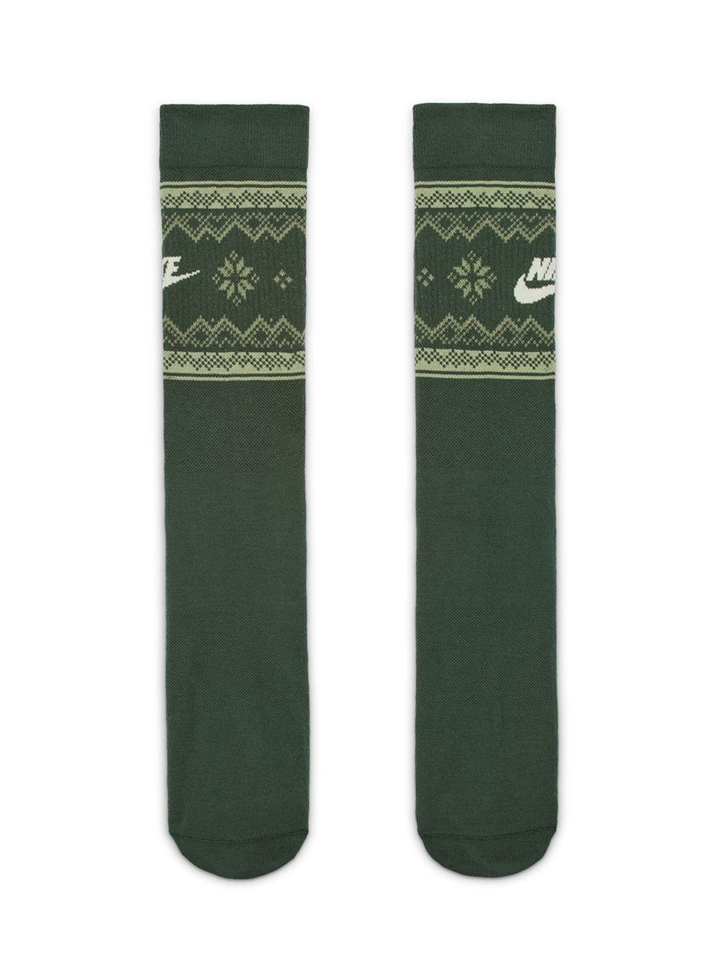 Nike Everyday Essentials Fair Isle Crew Socks