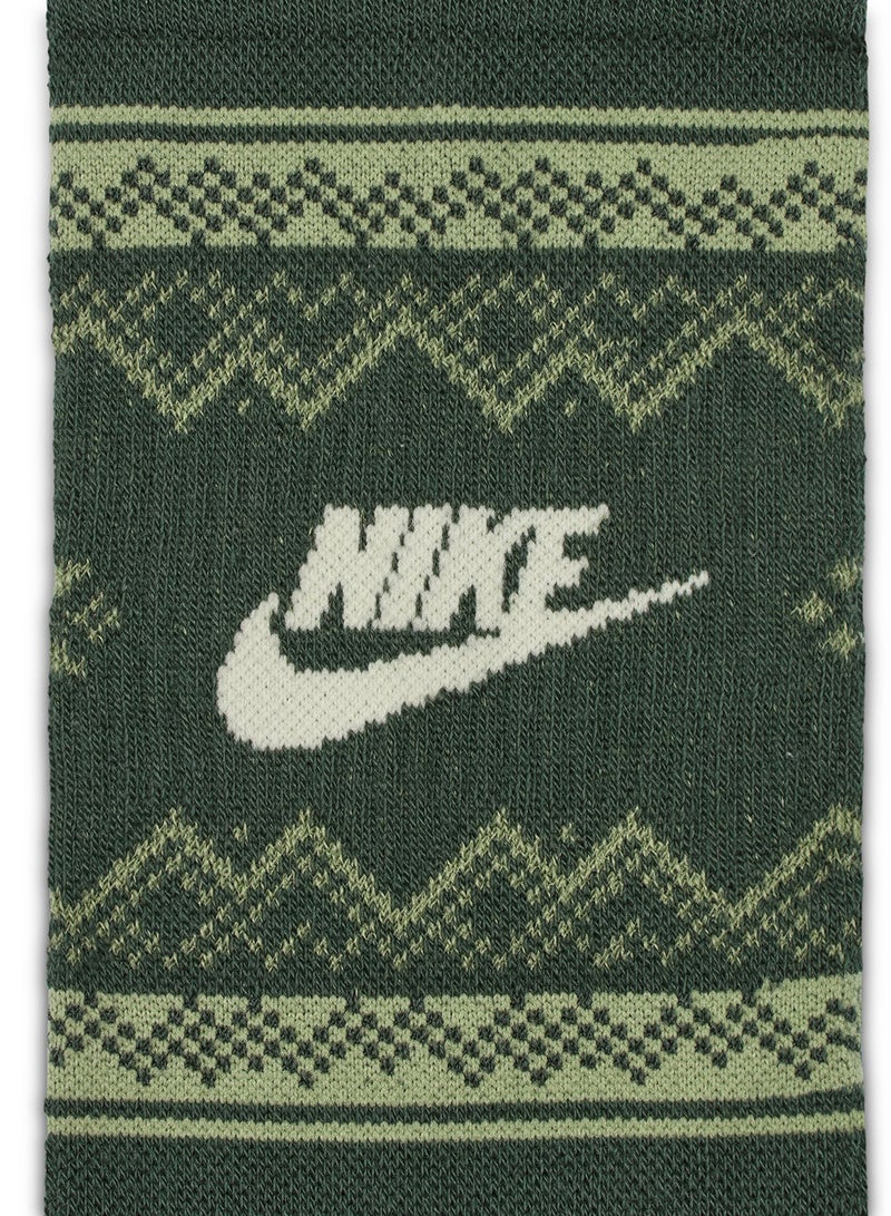 Nike Everyday Essentials Fair Isle Crew Socks