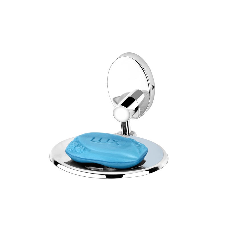LivesUp Oval Shape Wall Mounted Stainless Steel Single Soap Holder for Bathroom, Soap Stands for Bathroom Wall/Soap Tray for Bath Dish Bathroom Accessories and Fittings Rust & Corrosion Free - Image 1