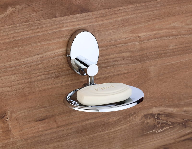 LivesUp Oval Shape Wall Mounted Stainless Steel Single Soap Holder for Bathroom, Soap Stands for Bathroom Wall/Soap Tray for Bath Dish Bathroom Accessories and Fittings Rust & Corrosion Free - Image 5