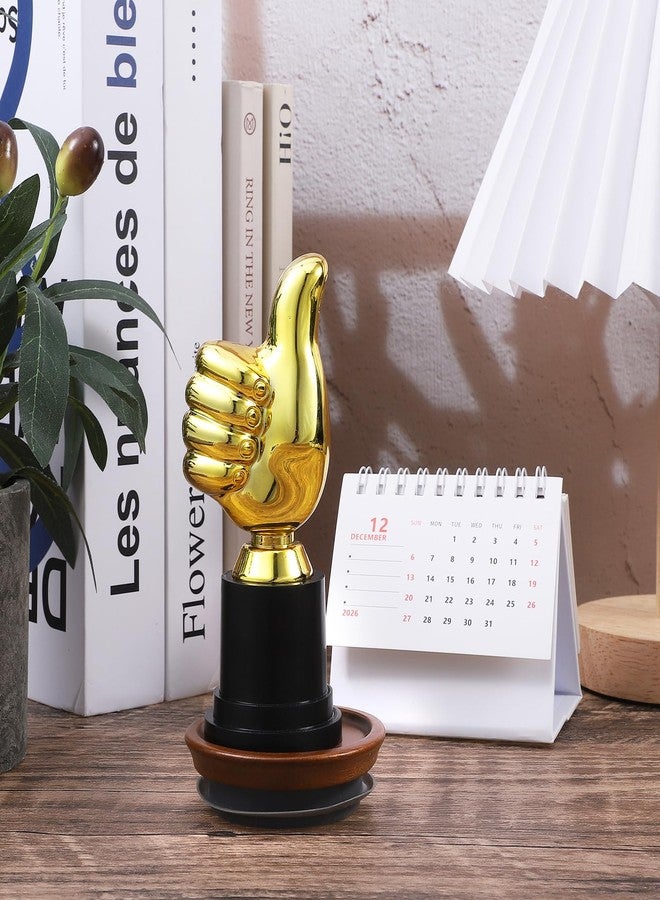 Quilax Mini Thumbs Up Trophy Award, 5.12in Plastic Winner Trophies for Celebrations, Sports, Classroom, Office, and Competitions - Image 3