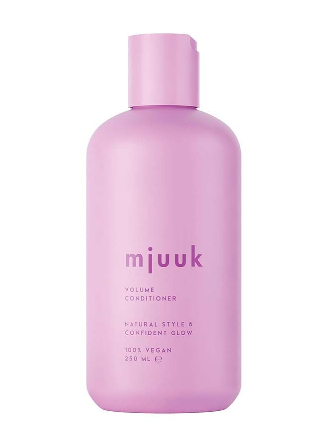 Mjuuk Volumising Conditioner | For Fine And Thin Hair Pro-Vitamin B5 Formula | For Body And Lightweight Bounce | 100 Percent | Vegan 250ml - Image 1