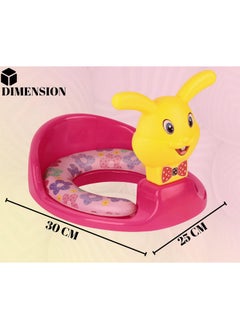 Nabhya Kids Toilet Trainer Baby Potty Seat With Rabbit Handle And Back Support Toilet Seat For Girls & Boys (Pink)  - Image 5