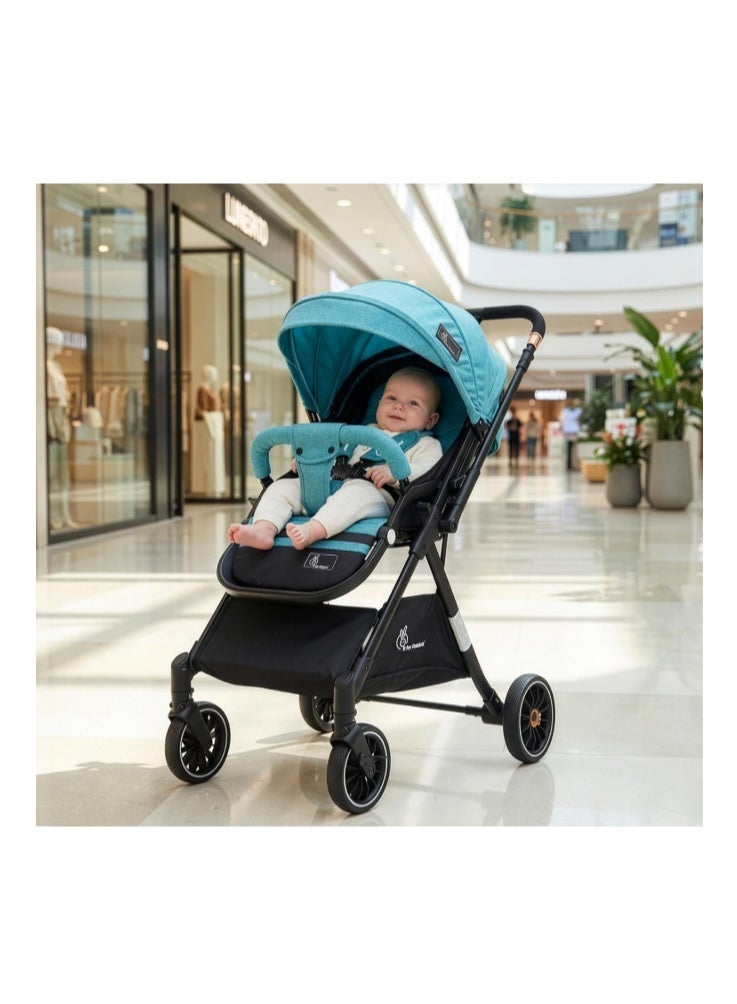 R for Rabbit Street Smart Nova Stylish Baby Stroller, Pram with Reversible Handle, One Hand Fold Mechanism for 0-3 Years Boy & Girl - Image 1