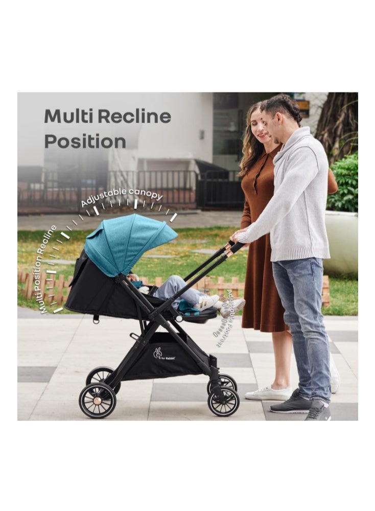 R for Rabbit Street Smart Nova Stylish Baby Stroller, Pram with Reversible Handle, One Hand Fold Mechanism for 0-3 Years Boy & Girl - Image 5