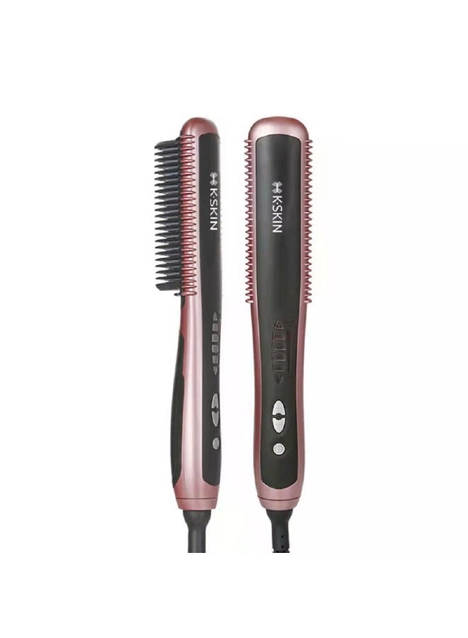 K.SKIN Hair Straight Comb 3 in 1 Hair Straightener Brush Hair Curler KD388A - Image 1