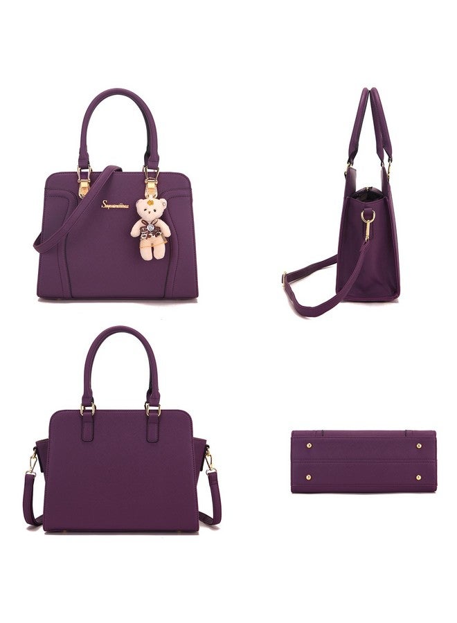 سوبر ويلتون مجموعة حقائب يد نسائية من سوبرويلتون، حقيبة كتف كروس بودي، حقيبة يد بمقبض علوي، حقيبة توت، محفظة، طقم من 3 قطع - Image 4