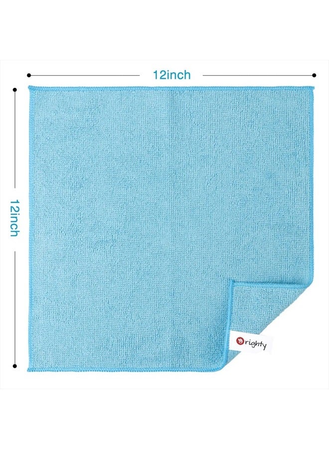 Orighty Microfiber Cleaning Cloths, Pack of 12, Highly Absorbent Cleaning Supplies, Lint Free Cloths for Multiple-use, Powerful Dust Removal Cleaning Rags for House, Kitchen, Car Care(12x12 inch) - Image 5