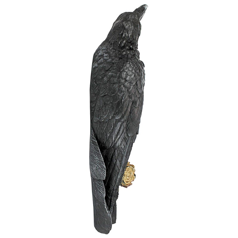 Design Toscano The Raven's Perch Gothic Decor Wall Sculpture, Single - Image 3