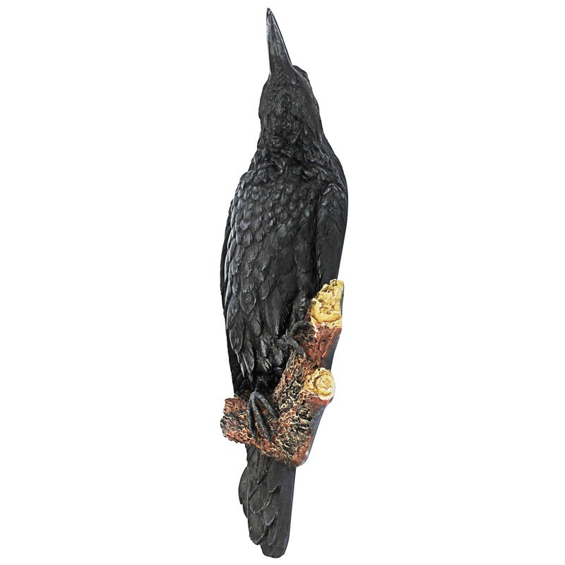 Design Toscano The Raven's Perch Gothic Decor Wall Sculpture, Single - Image 5