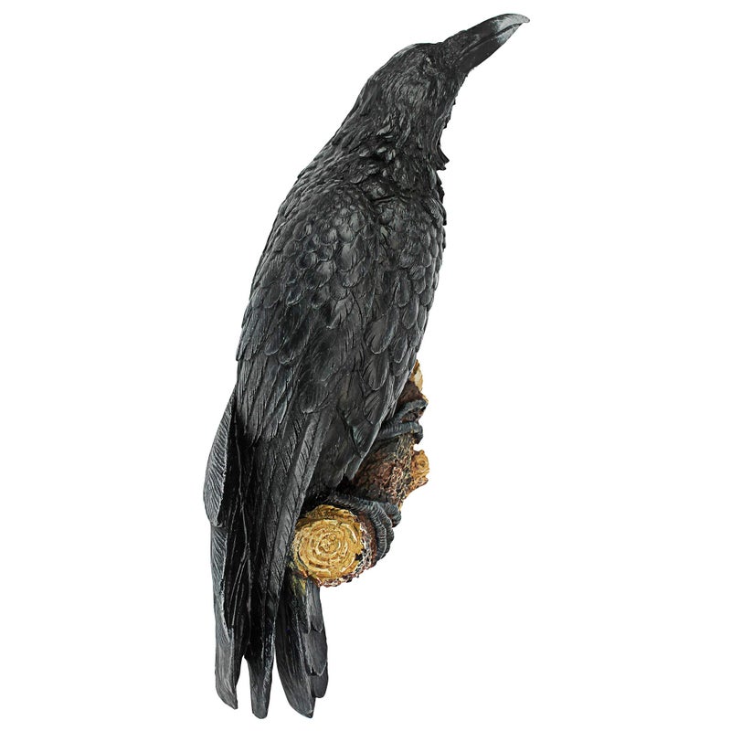 Design Toscano The Raven's Perch Gothic Decor Wall Sculpture, Single - Image 2