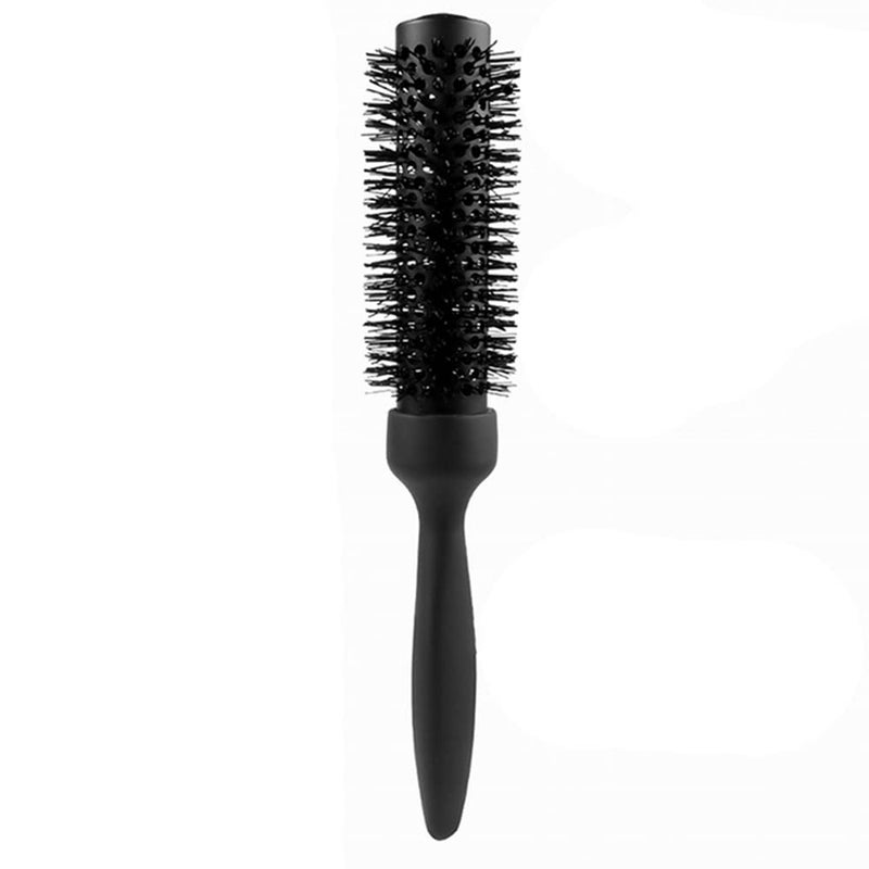 FOLELLO Professional Round Hair Brush Ceramic Coated Metal Barrel Brushes for Smoothing Curling Straightening Heat resistant Blow Dry Hair Brush for Men Women 53MM - Image 1