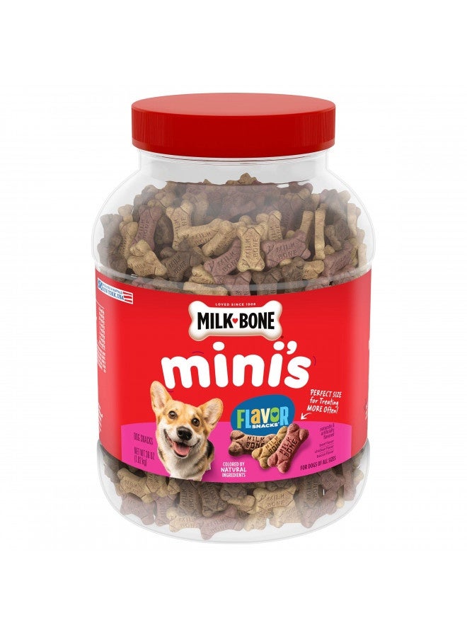 MILK-BONE Milk-Bone Flavor Snacks Dog Biscuits, Mini Crunchy Dog Treats, 36 Ounce  - Image 3