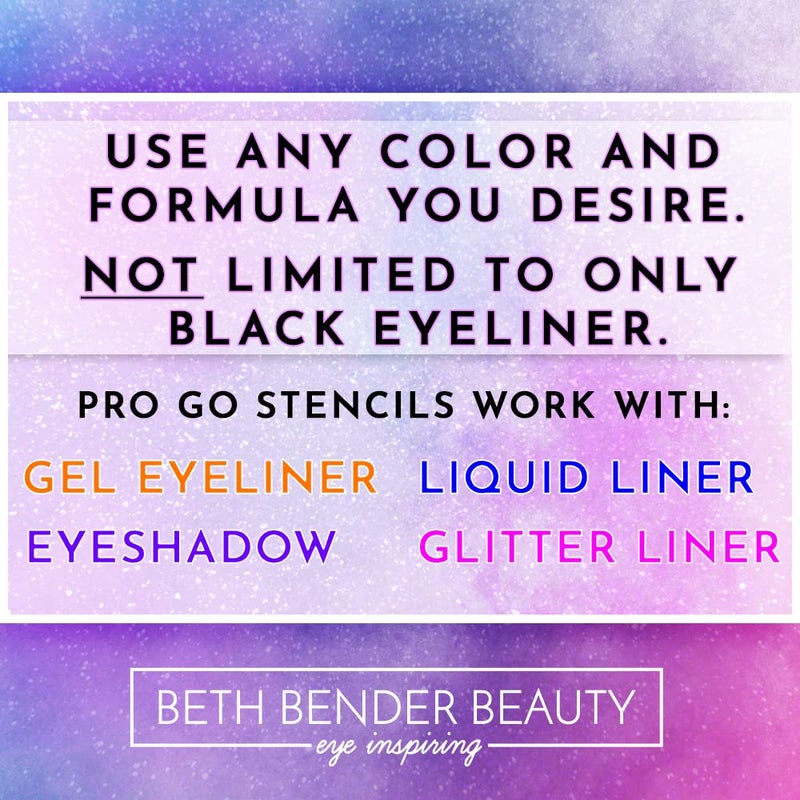 Beth Bender Beauty Pro Go Eyeliner Stencil | Cat Eyeliner Stencil | Made in USA | Cruelty Free & Vegan (Pro Go) - Image 5