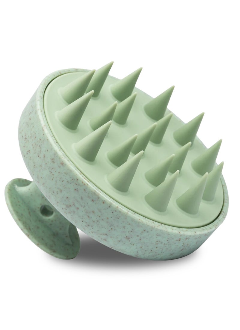MiMi & BeiBei Hair Massager Shampoo Brush Hair Scalp Massager Brush with Soft Bristles Scalp Scrubber Dandruff Brush for Scalp Care and Hair Growth Shower Hair Scalp Scrubber Comb Soft Silicone Comb  - Image 1