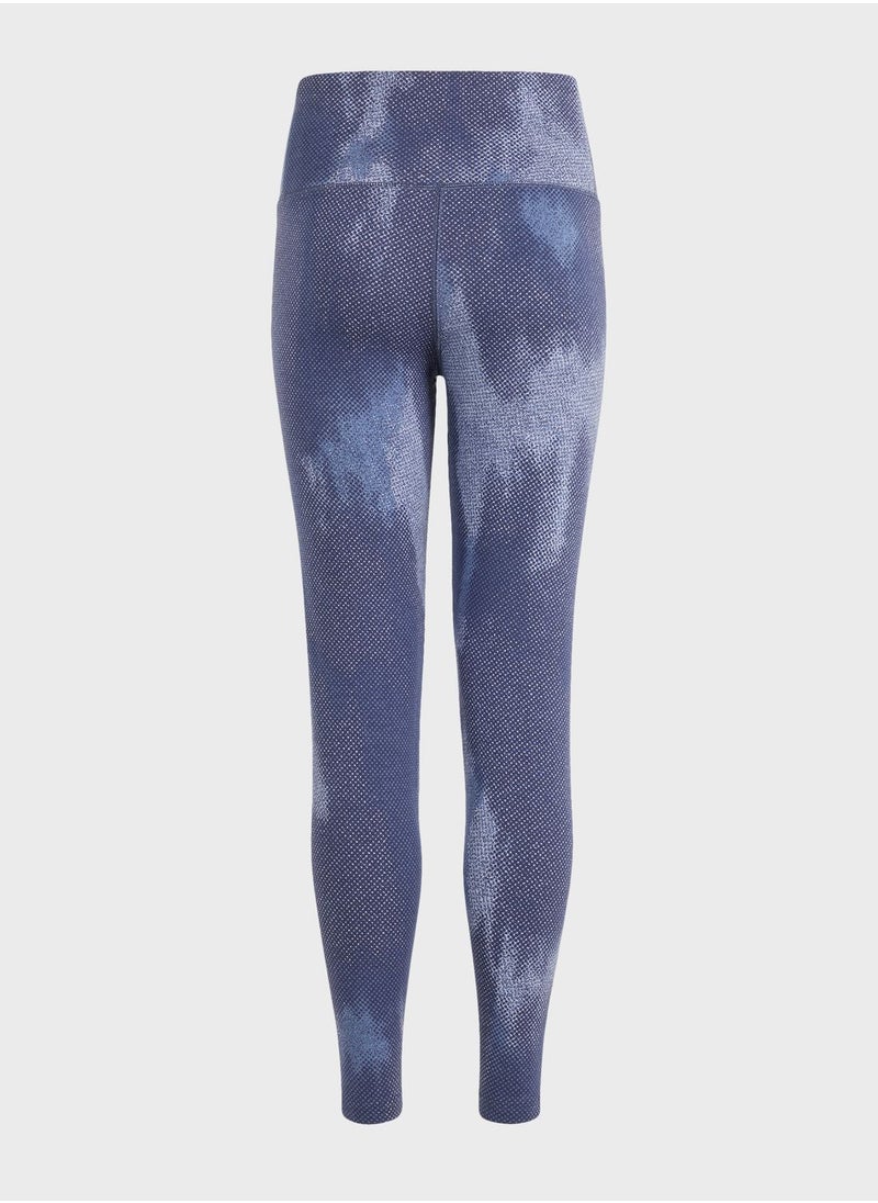 Adidas - 7/8 Future Icons All Over Printed Leggings - Image 1