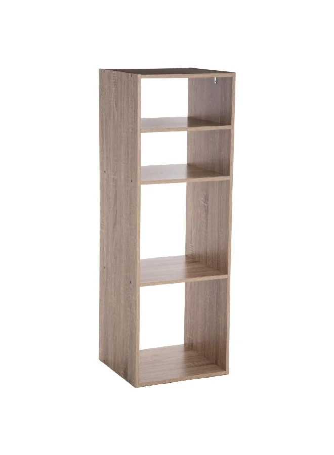 Five Simply Smart 4-Compartment Mix N Modul Wooden Storage Shelf Brown 100.5 x 34.5 x 32 cm 138927