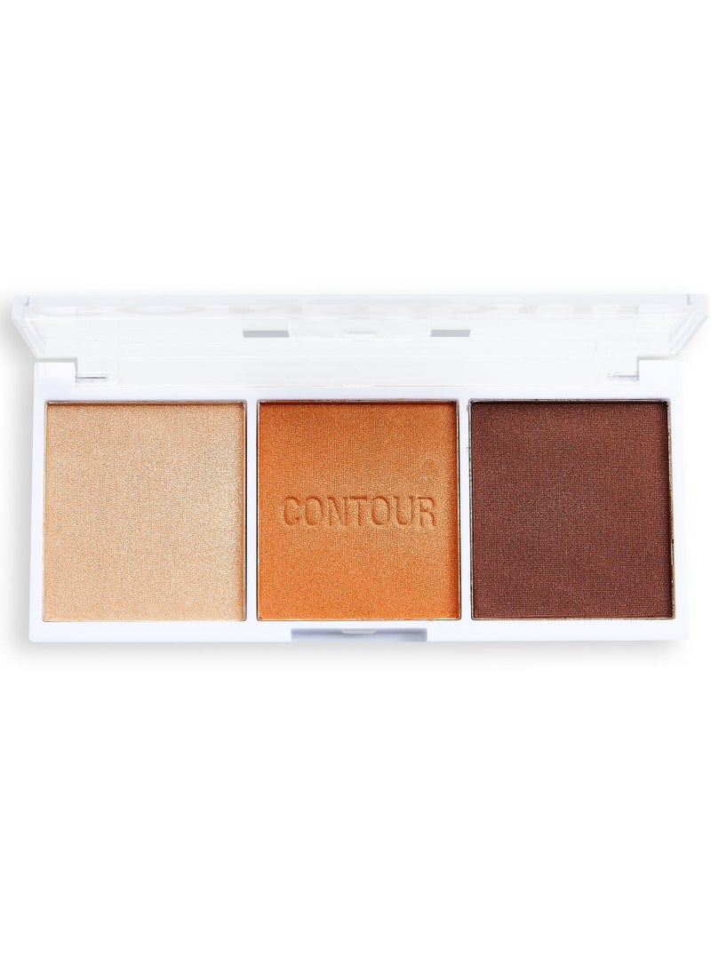 REVOLUTION - Trio Contour Palette Bronze Sugar - Image 1