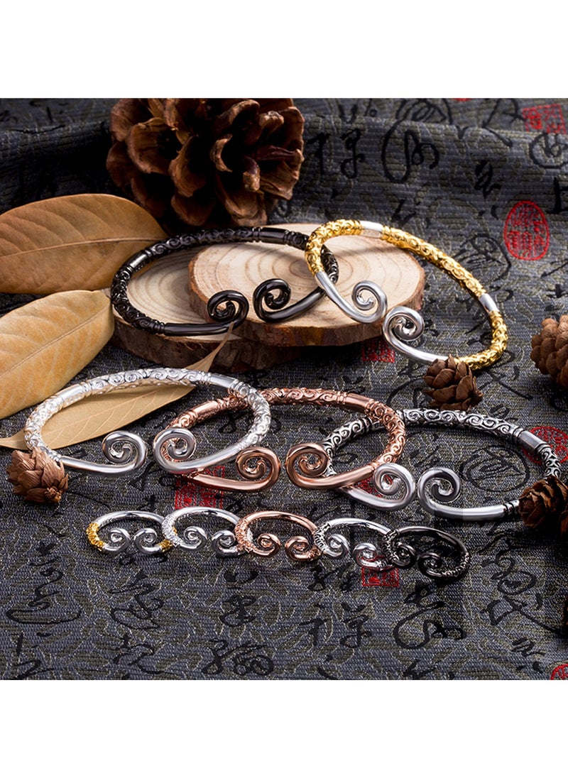 Hanghaijia Unisex Vintage Monkey King Wukong Tightening Spell true love forever Bracelet  - Image 3