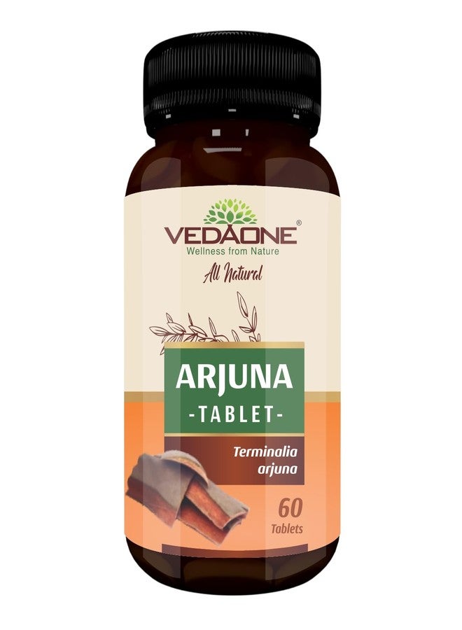 Vedaone USDA Organic Arjuna - 60 Tablet, For Healthy Heart Cardiac Wellness (Pack of 1) - Image 1