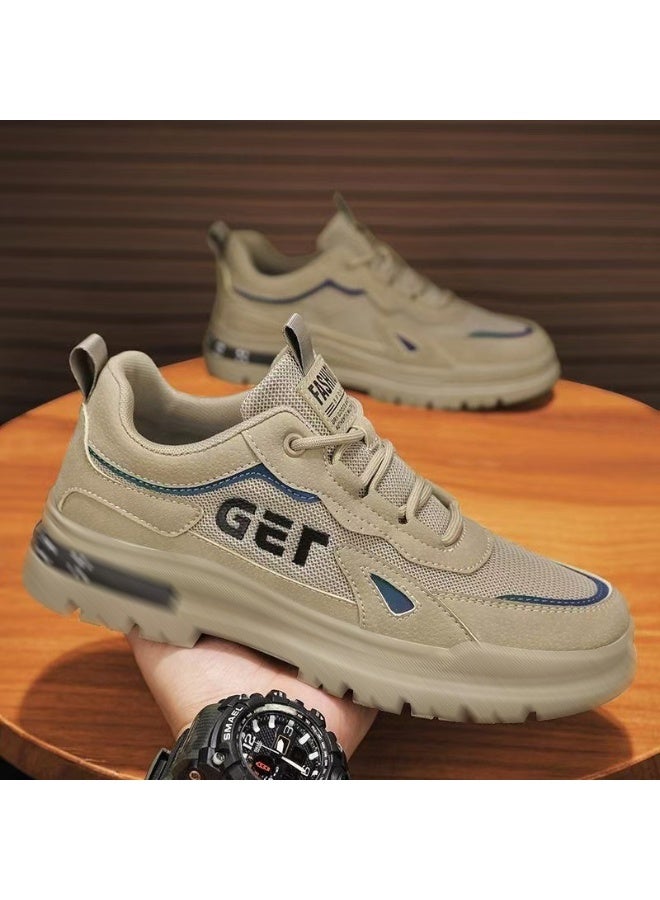 Get Summer  Classic Men Works Shoes Summer Mesh Breathable Sneakers Outdoor Male Casual Shoe Non-slip Sports Running Shoes Tenis - Image 2