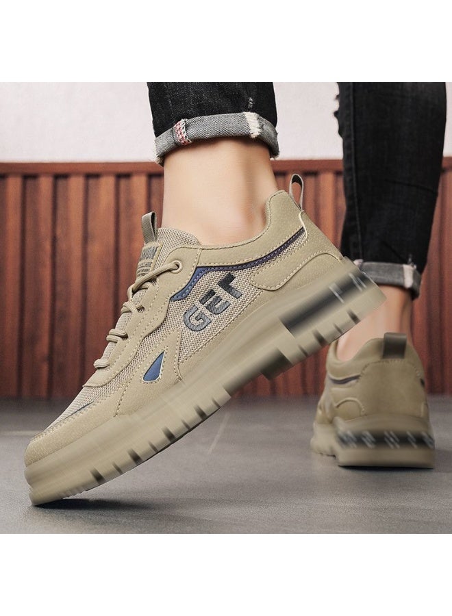 Get Summer  Classic Men Works Shoes Summer Mesh Breathable Sneakers Outdoor Male Casual Shoe Non-slip Sports Running Shoes Tenis - Image 3