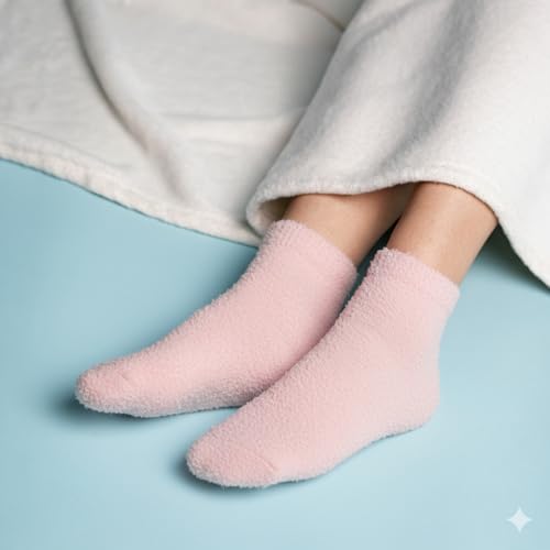 Supersox Crew Length Fuzzy Thermal Control Socks for Women, Breathable, Anti Odour & Moisture Absorbent with a Extra Durable Welt, Ideal For All Day Wear (Pack Of 3) - Image 3