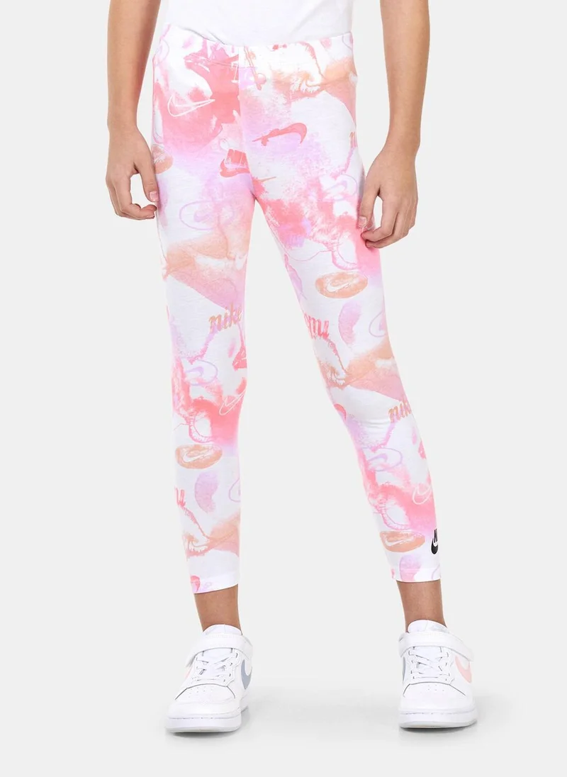 نايكي Kids' Summer Daze Tunic And Leggings Set (Young Kids)
