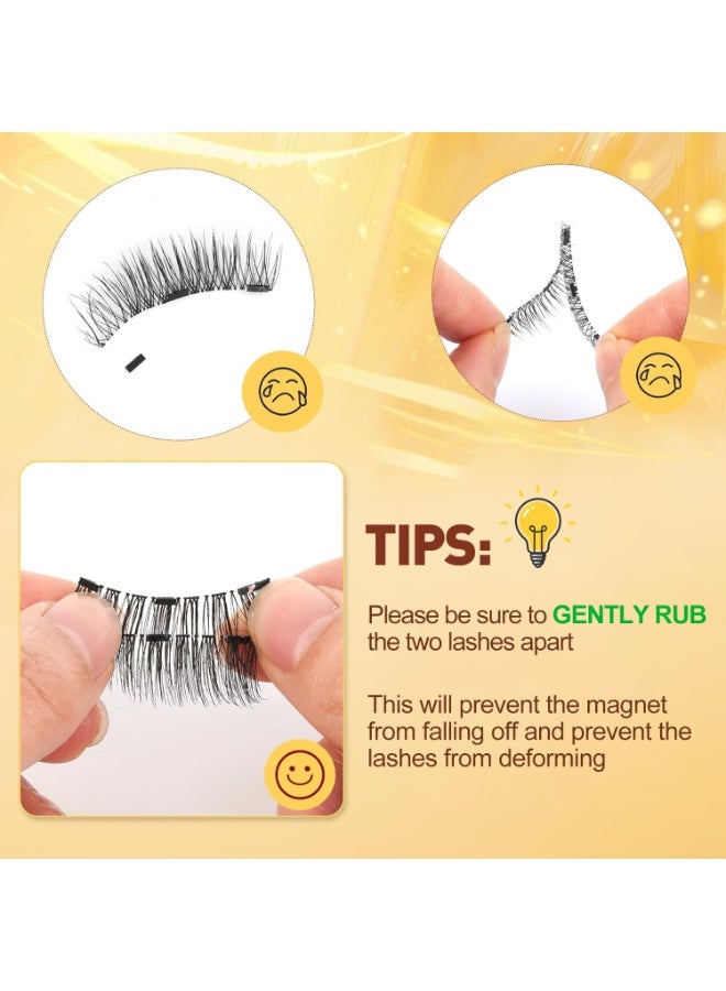 DMG TECH Reusable Magnetic Eyelashes Kit 2-Pairs - No Glue Needed, Natural Look for All Day - Image 2