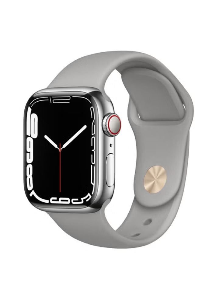 Zaboon Solid Silicone Replacement Band For Apple Watch 41/40/38mm Series 7/6/5/4/SE - Image 2