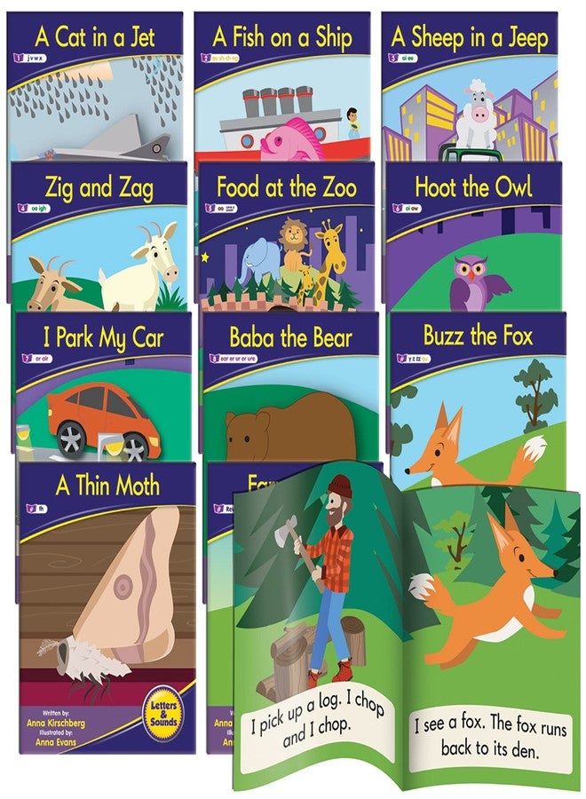 Junior Learning Phonics Readers Fiction Learning Set 5.51" x 6.69" - Image 1