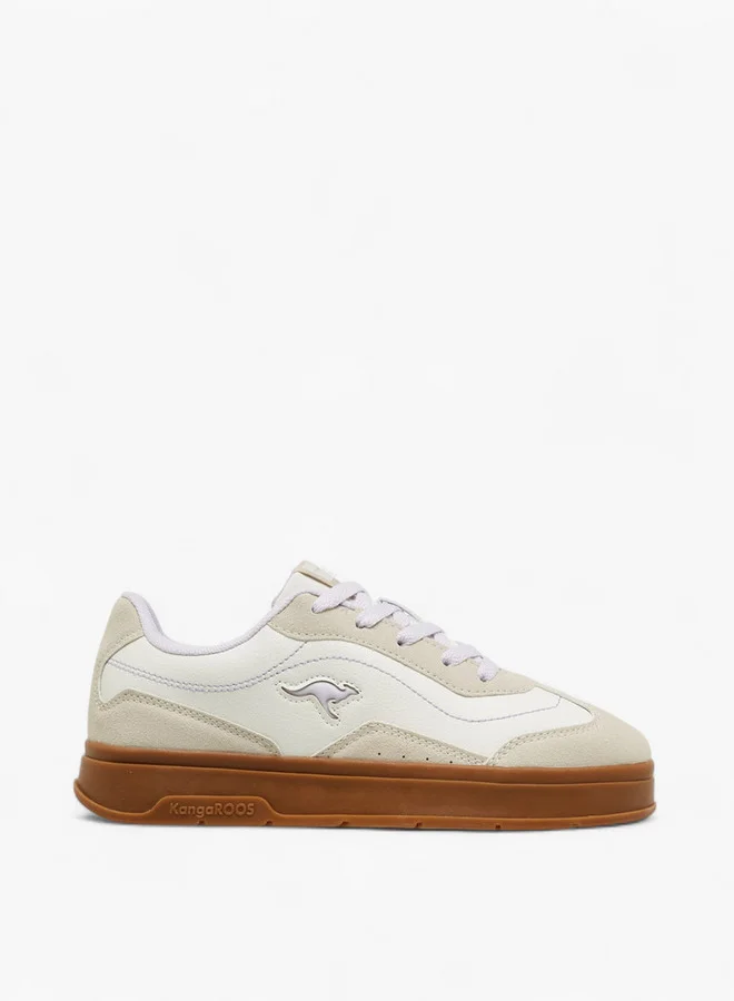 kangaROOS Girls' Panelled Lace-Up Sports Shoes