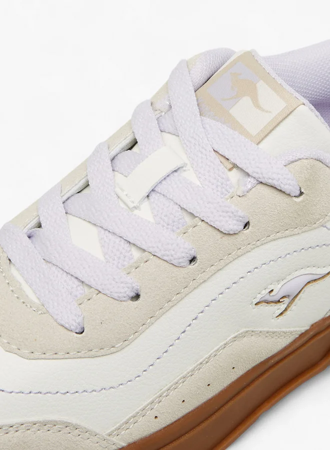kangaROOS Girls' Panelled Lace-Up Sports Shoes