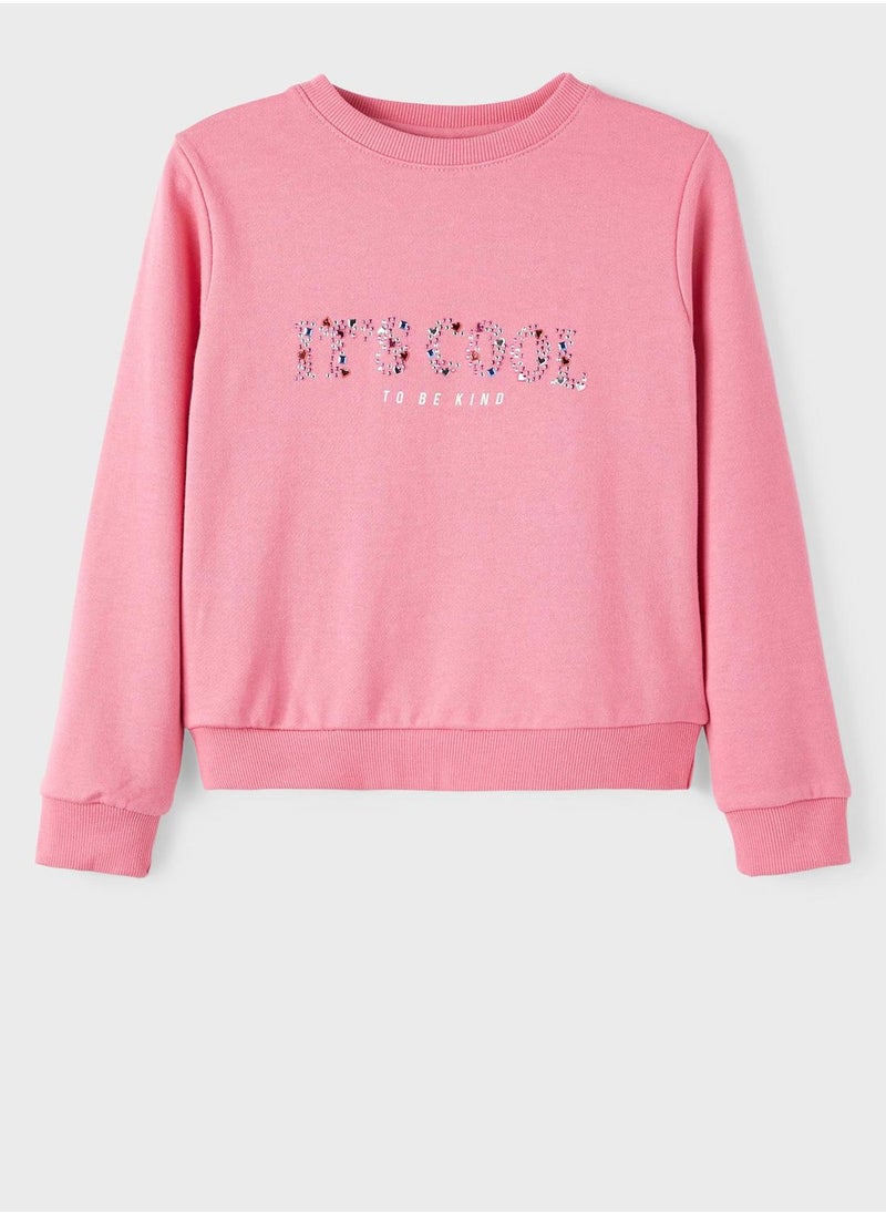 NAME IT - Kids Printed Sweatshirt - Image 1