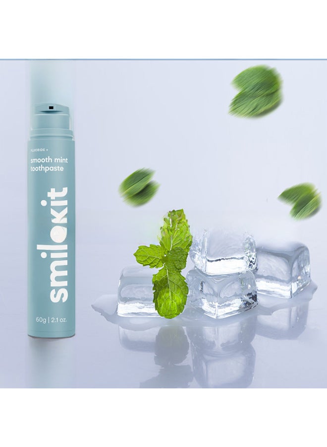 SMILEKIT V34 Teeth Colorizing Essence Whitening Foam Teeth Cleaning Mousse V34 Colour Corrector Small Purple Bottle - Image 1