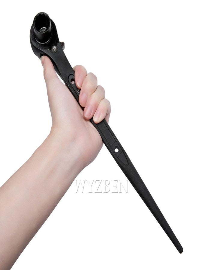 WYZBEN 3/4" x 7/8" DR. Dual Socket Spud Ratchet Wrench Handle for Aligning Bolts NEW - Image 4