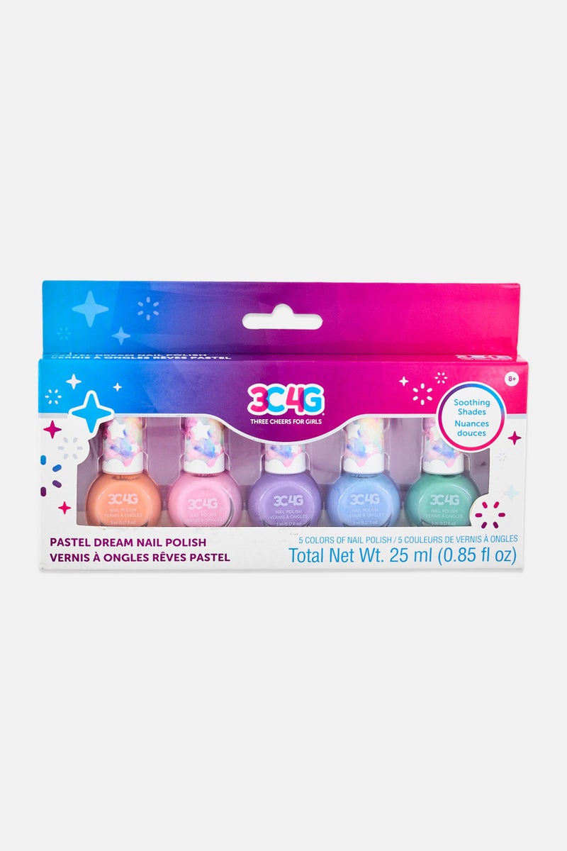 3C4G 5 Pieces Pastel Dream Nail Polish 25 ml - Image 1