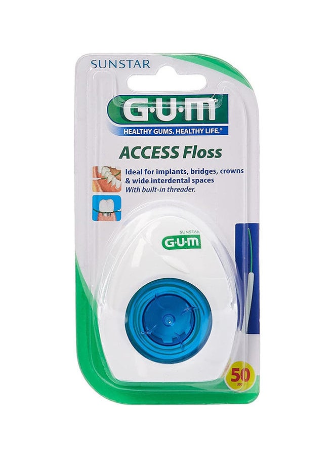 Gum - Access Floss Dental Floss Crowns-Removes Plaque - Image 1