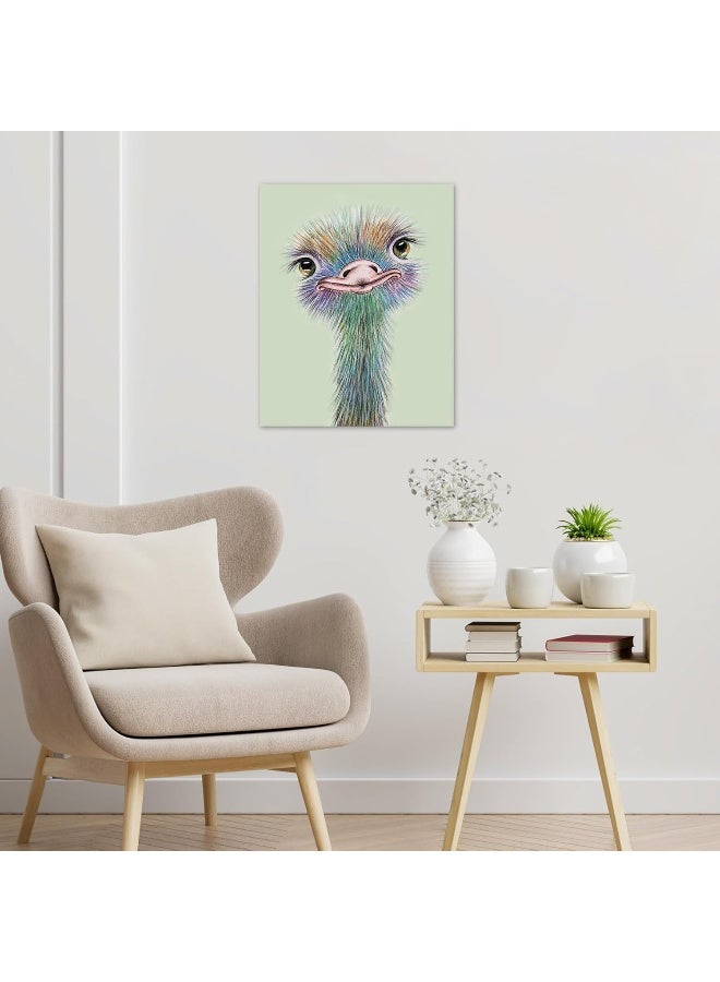 HVEST Ostrich Canvas Wall Art - Image 4