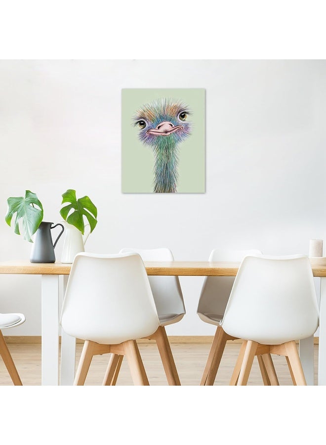 HVEST Ostrich Canvas Wall Art - Image 3