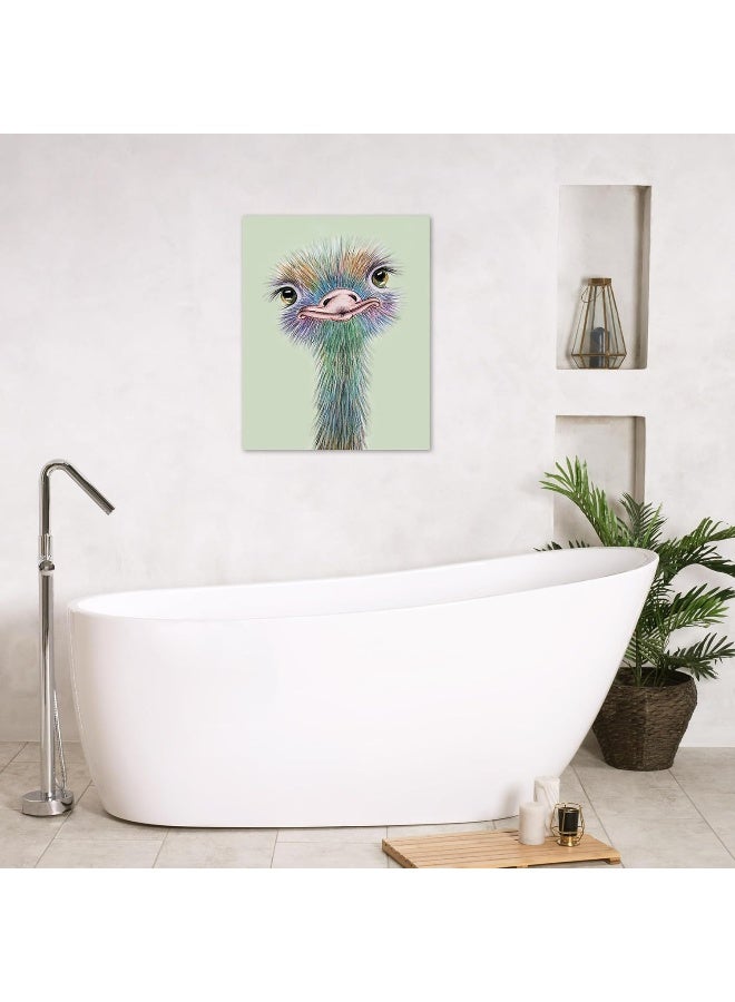 HVEST Ostrich Canvas Wall Art - Image 2