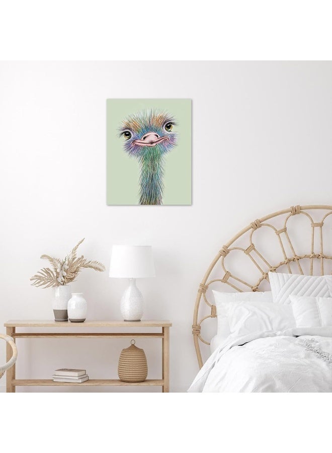 HVEST Ostrich Canvas Wall Art - Image 5